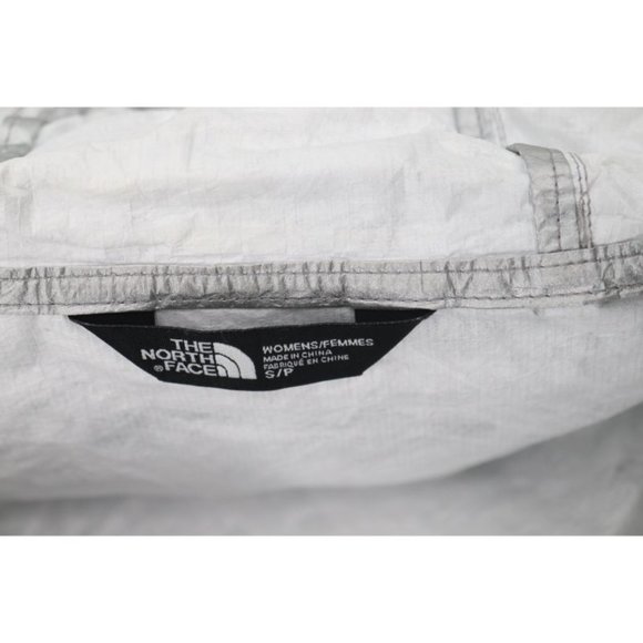 The north face Women's‎ small windwall crew run gray wind anorak hooded jacket - Picture 8 of 14
